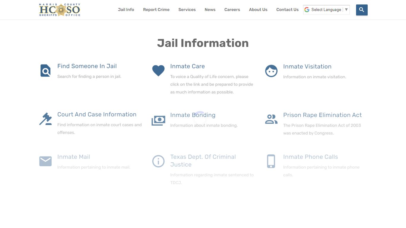 Jail Information - Harris County Texas Sheriff's Office